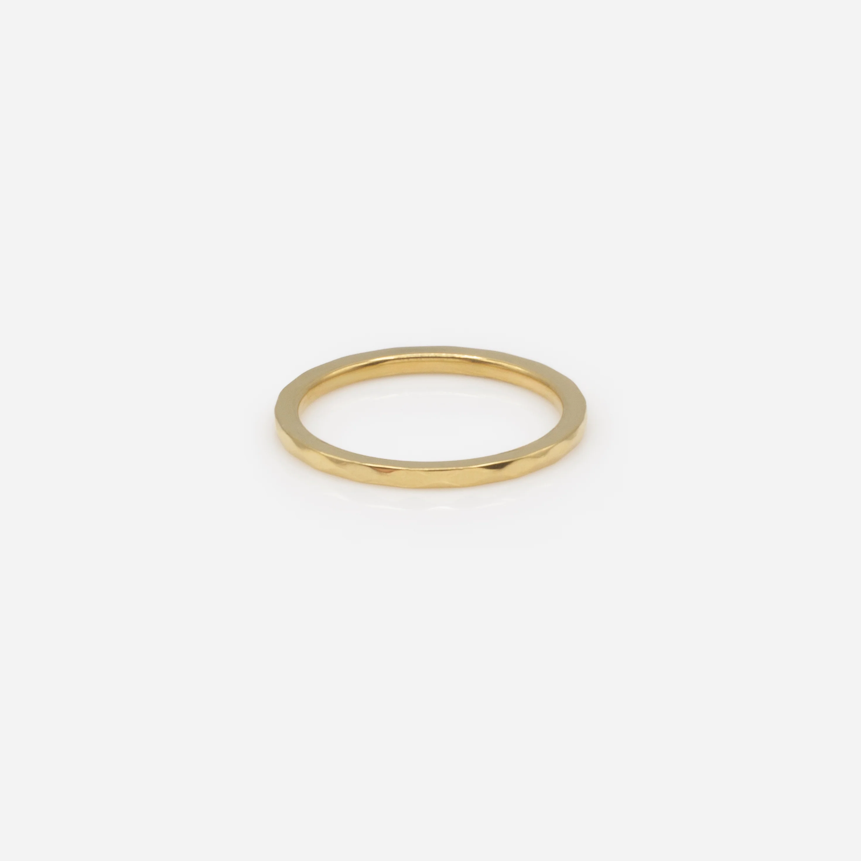 Trio de bagues texturées 3 tons en acier inoxydable - Image 4
